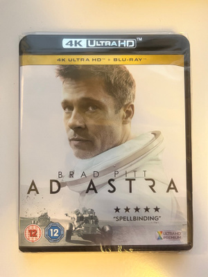Ad Astra (4K Ultra HD + Blu-ray) Brad Pitt (2019) UUSI