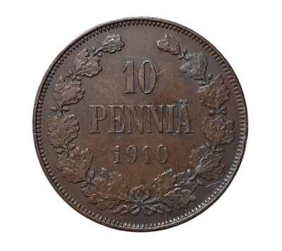 Suomi 10 Penniä 1910