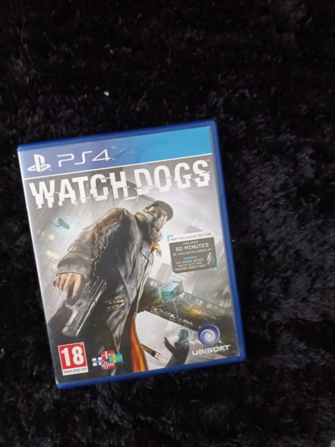 PlayStation 4 Watch Dogs peli cib