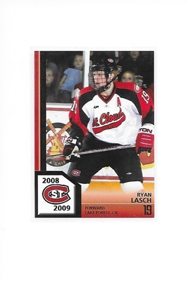 2008-09 St Cloud State Huskies #19 Ryan Lasch ex- Pelicans