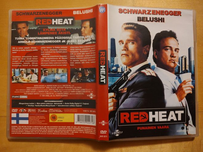 Red Heat - punainen vaara DVD