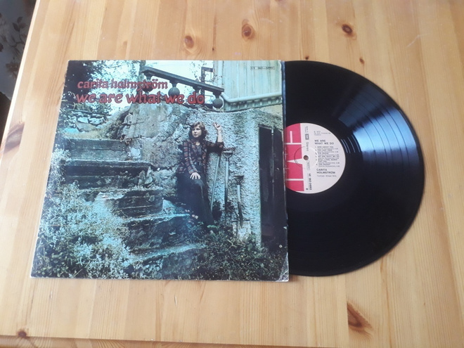 Carita Holmström – We Are What We Do lp orig 1973 hieno