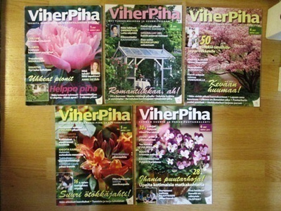 VIHERPIHA- lehtiä.  1,00€ kpl