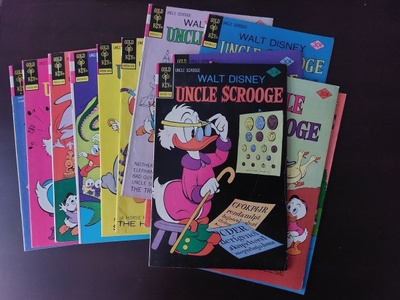 Uncle Scrooge -lehtiä 1970-luvulta, 37 lehteä