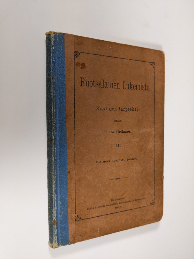 Anders Victor Hellman : Ruotsalainen lukemisto : suomalai...