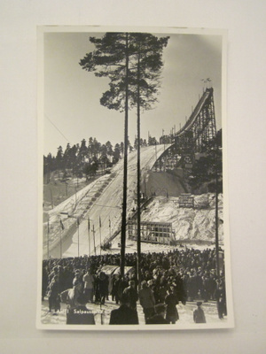 VANHA Postikortti Lahti 1950-l Alkup.Mallikappale