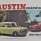 AUSTIN MINI-KULKEMATON POSTIKORTTI - pikkukuva 1