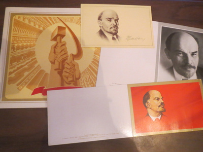CCCP neljä Lenin-korttia
