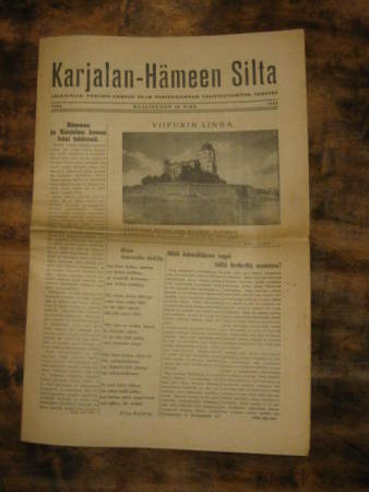 Rintamalehti : Karjalan- Hämeen Silta 28.3.1940