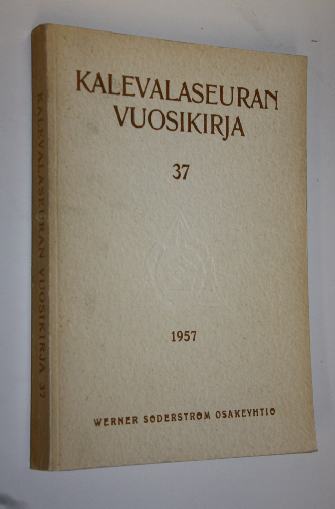 Kalevalaseuran vuosikirja 37 1957
