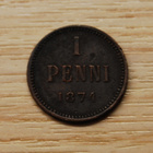Aleksanteri II 1 penni 1874 - pikkukuva 2
