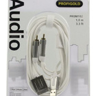 Profigold Apple Telakka - USB A uros + 3xRCA uros, 1m *UUSI* - pikkukuva 4