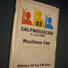 Salpausselkä 4.-6.3.1983 kisojen käsiohjelma (Sis.postikulu) - pikkukuva 1