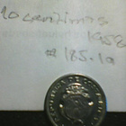 Costa Rica 10 centimos 1958, km#185.1a - pikkukuva 2