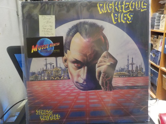 RIGHTEOUS PIGS - STRESS RELATED.GER -96 1STPRESS.VG++/EX- LP