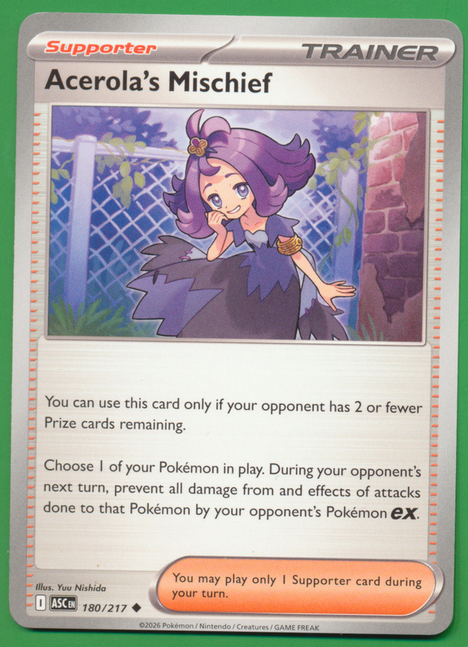 Pokémon Acerola's Mischief (ASC 180)