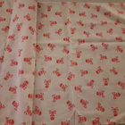 Pinkit pääkallot verhokappa 260x48cm - pikkukuva 1