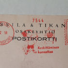 Kuva/firmaleima, Keskittäminen kannattaa,.Helsinki 20.2.58 - pikkukuva 1