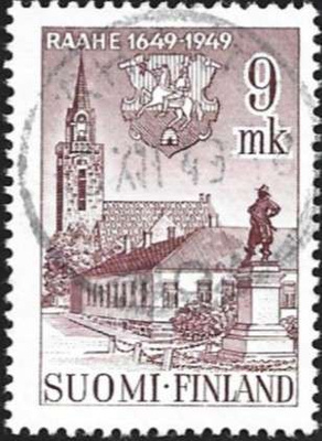 1949 Raahe 300 vuotta leimattu LaPe 374