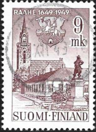 1949 Raahe 300 vuotta leimattu LaPe 374