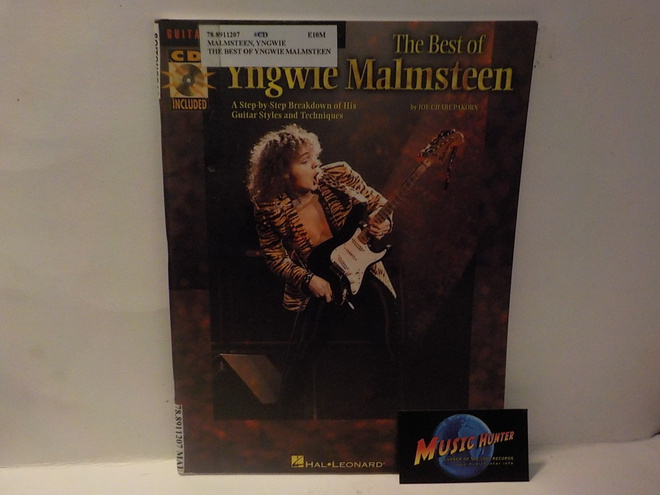 YNGWIE MALMSTEEN - THE BEST OF NUOTTIKIRJA