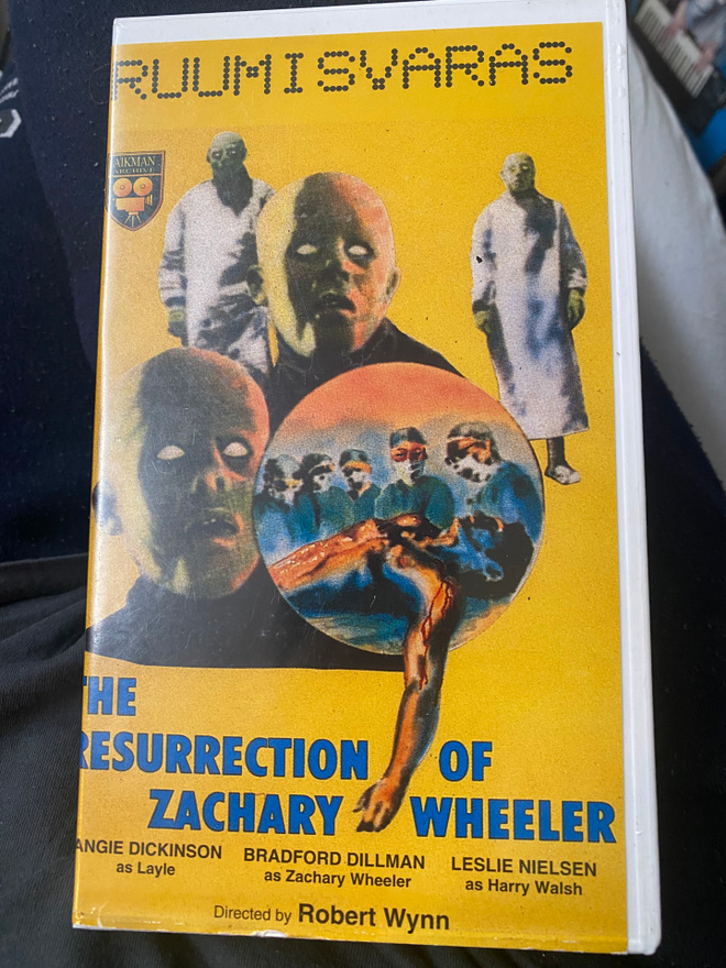 Ruumisvaras - The Resurrection of Zachary Wheeler VHS