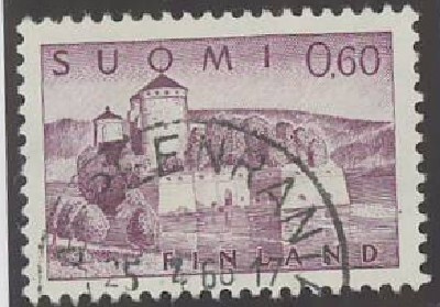 1963 60p Olavinlinna LAPPEENRANTA-66 er.kaunis