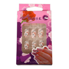 nailROSE 3D Tekokynnet, 12 kpl, vaalenapunaiset *UUSI* - pikkukuva 1