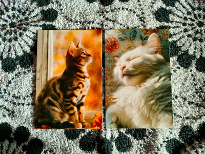 ~Kissa kortti~ 2kpl