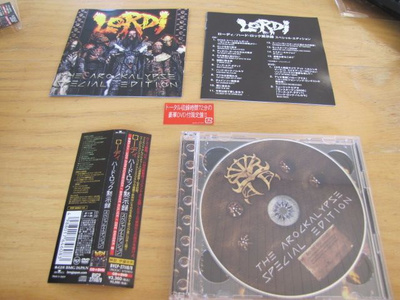 Lordi The Arockalypse special edition cd japani 2007 cd +dvd