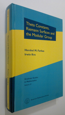 Hershel M. Farkas : Theta Constants, Riemann Surfaces, an...