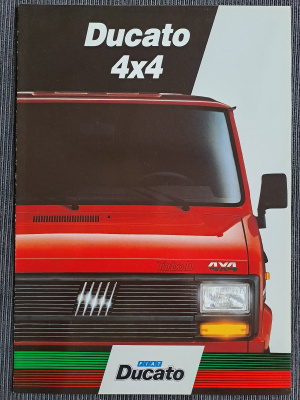 Fiat Ducato 4x4 -esite, 1989