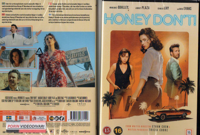 honey don´t	(20 471)	UUSI	-FI-	DVD				2025, dark comedy