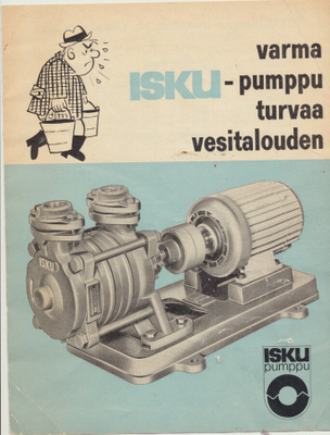 LOHJA ISKU vesipumpun vanha esite