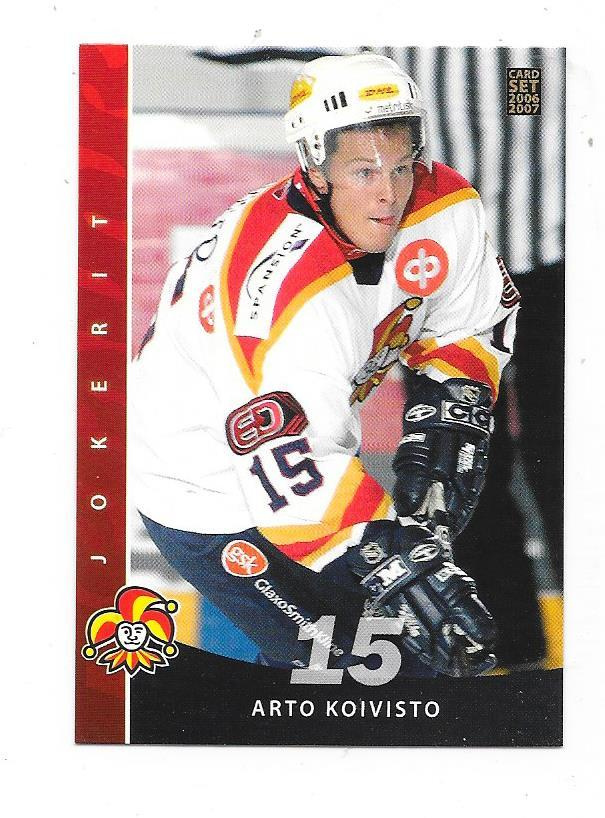 2006-07 CardSet #61 Arto Koivisto Jokerit