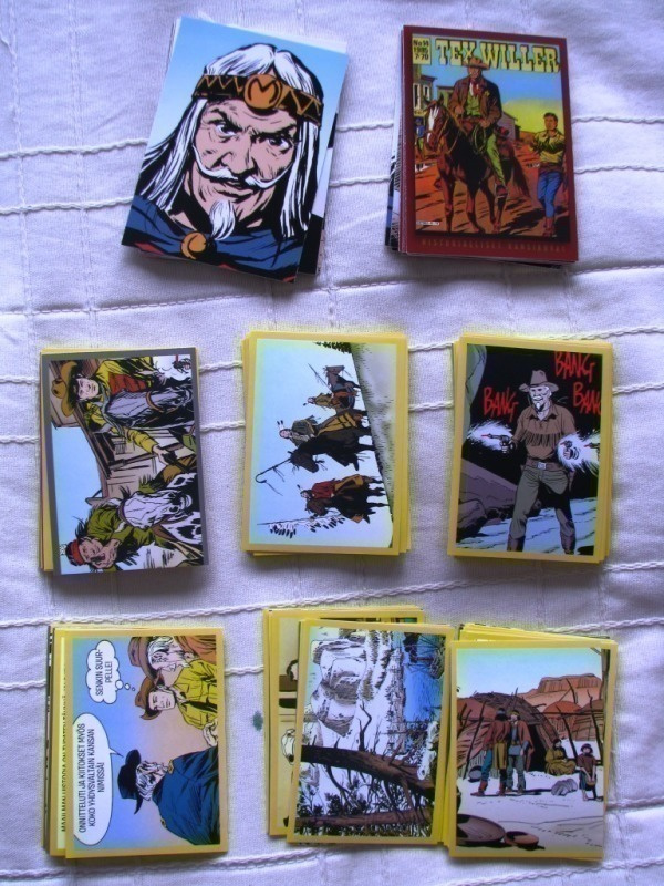 Tex Willer keräilytarrat ja -kortit