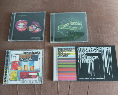 Stereophonics neljä CD-levyä