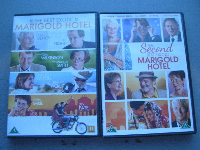 THE BEST EXOTIC MARIGOLD HOTEL 1 & 2 ( molemmat elokuvat )