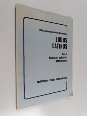 Ludus latinus : Pars 4 : Vocabularia alphabetica