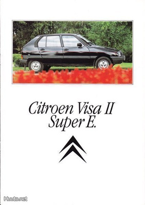 Citroen Visa II Super E -esite, 1982