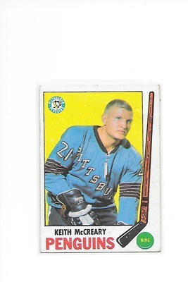 1969-70 Topps #114 Keith McCreary Pittsburgh Penguins