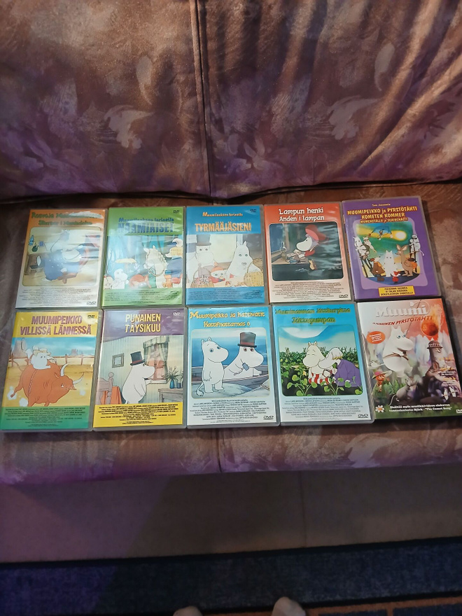 MUUMI - DVD PAKETTI (10 KPL)