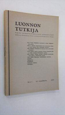Luonnon tutkija vuosikerta 1957