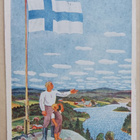 H. Otava: Kansallislippu, Itsenäisyyden Liitto, kulk. - pikkukuva 1