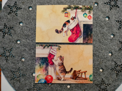 ~Kissa kortti~ 2kpl