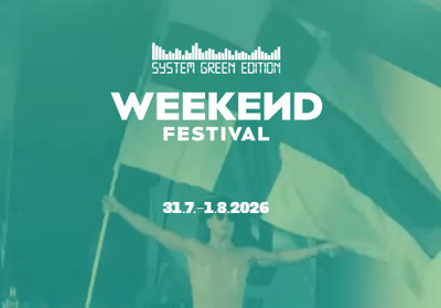 Weekend- kaksi kutsuvieraslippua/ 2 päivää 31.7-1.8.26.