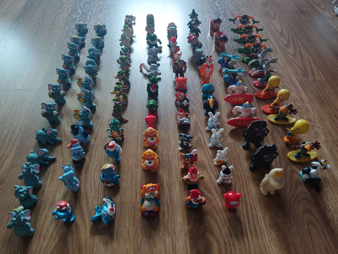 Kinder yms. figuurit