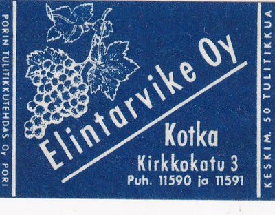 Kotka, Elintarvike Oy    b606