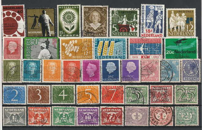 Alankomaat levyllinen merkkejä 1920 alkaen