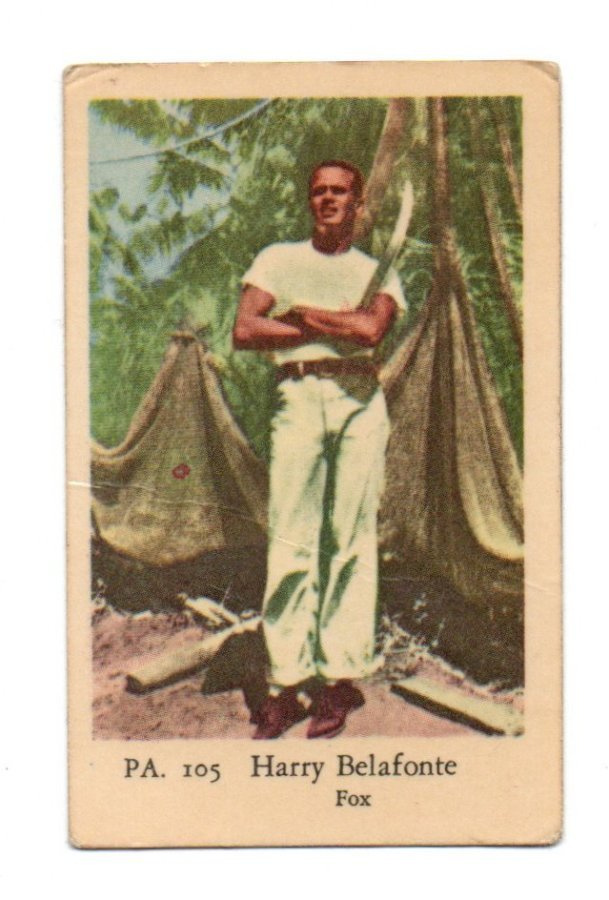 Purkkakuva PA n:o 163 HARRY BELAFONTE. Purukumikuva